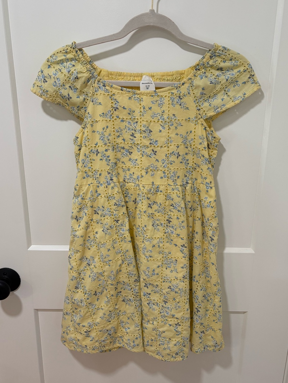 Abercrombie Kids Girl Yellow Floral Summer Dress